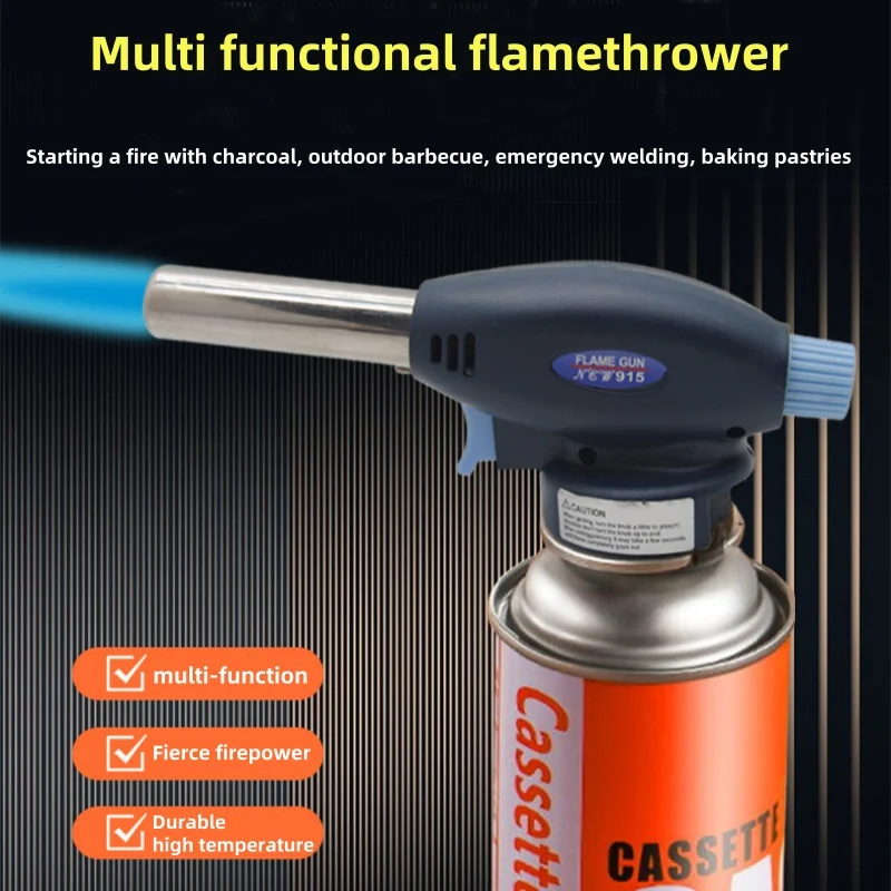 Camping Cooking Grill - 915 หัวสเปรย์แบบพกพาประเภท Liquefied Gas Flamethrower สําหรับ
