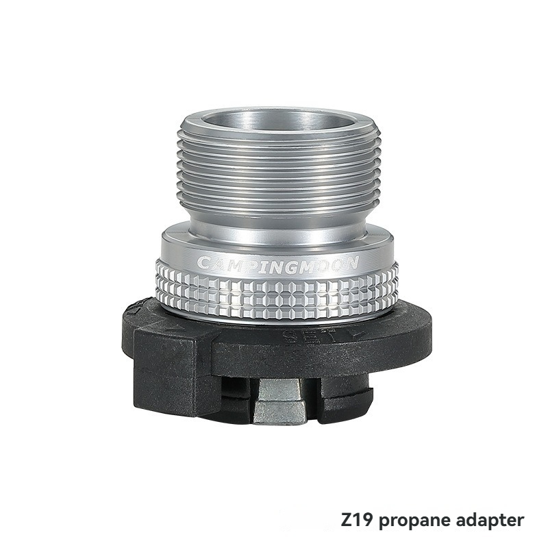 Camping Cooking Propane - CAMPINGMOON Z19 อะแดปเตอร์แปลงโพรเพนทรงกระบอกสำหรับเตาแคมป์ปิ้ง ใช้กับหัวต่อโพรเพนแบบ US