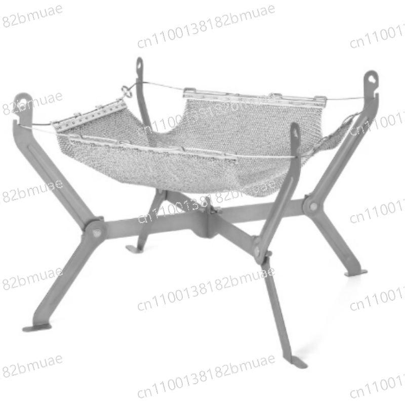 Camping Cooking Grill - เตาบาร์บีคิวพับได้แบบพกพาสำหรับตั้งแคมป์กลางแจ้ง ใช้สำหรับปิ้งย่าง ทำอาหาร ปิกนิก และก่อไฟ