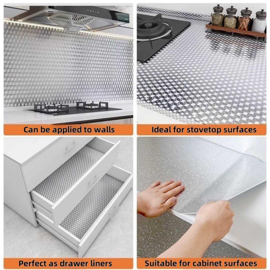 สติกเกอร์ติดเตาในครัวอลูมิเนีย - Aluminum Foil Heavy Duty บทวิจารณ์และราคา