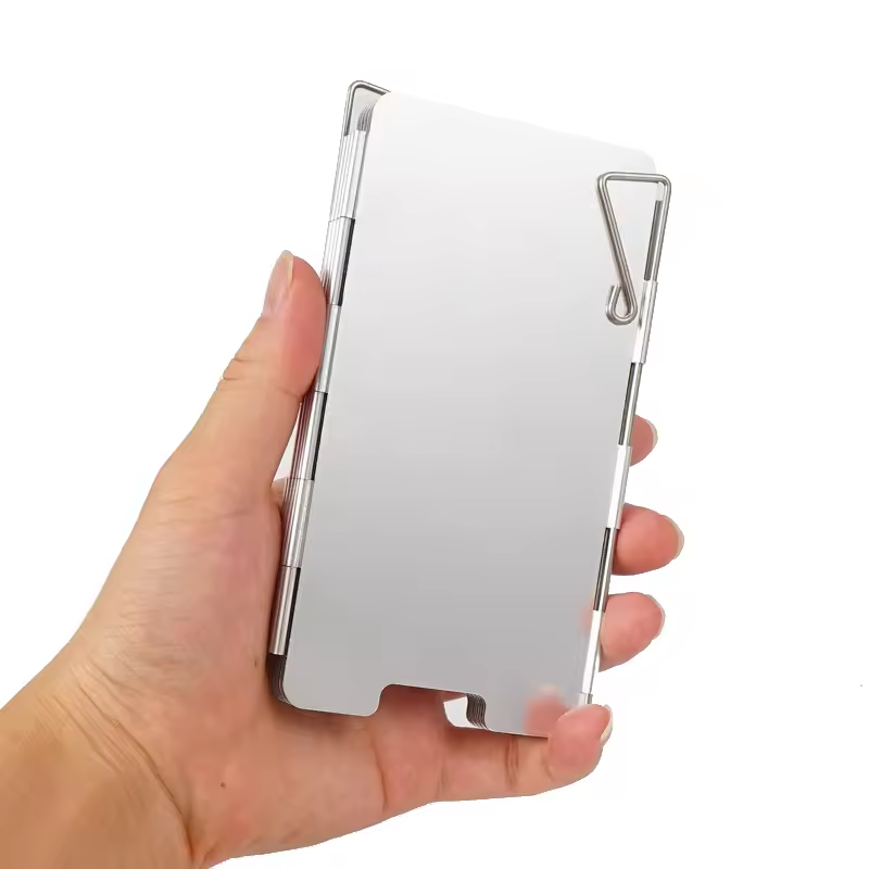 แผ่นกันลมเตาแก๊สพับได้ 9 แผ่น  - Camping Cooking Drawer บทวิจารณ์และราคา