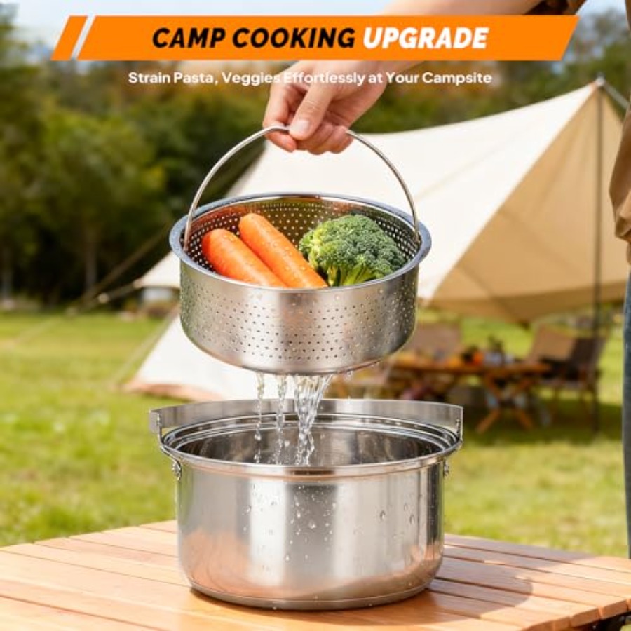 ชุดเครื่องครัวสำหรับแคมป์ปิ้ง, - Nesting Camping Cooking Set บทวิจารณ์และราคา