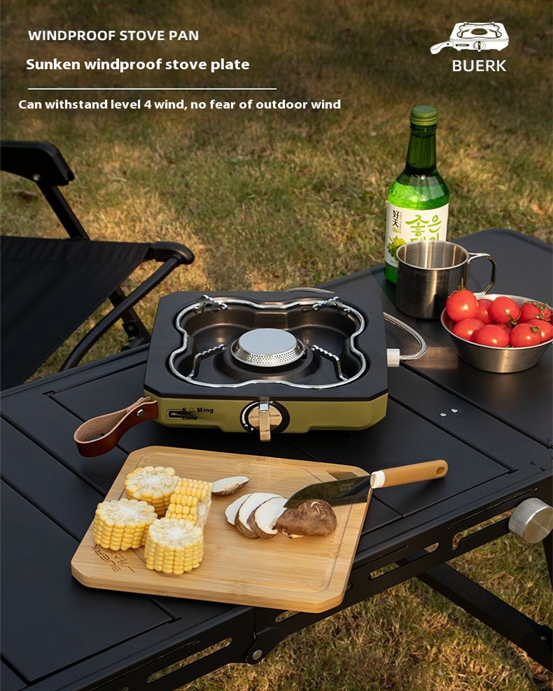 Buerk เดสก์ท็อปเตาแก๊สกลางแจ้ง - Camping Cooking Propane บทวิจารณ์และราคา