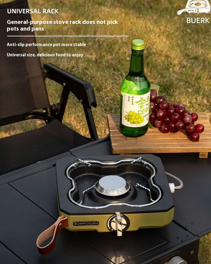 Buerk เดสก์ท็อปเตาแก๊สกลางแจ้ง - Camping Cooking Propane บทวิจารณ์และราคา