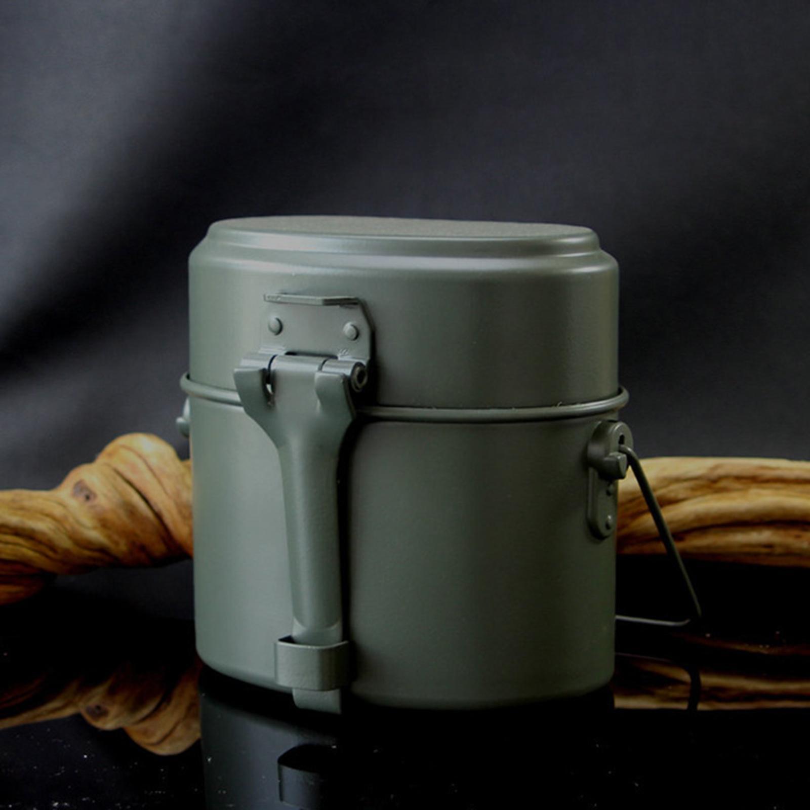 3 ชิ้น/เซ็ตกล่องอาหารกลางวัน ห - Camping Cooking Mess Kit บทวิจารณ์และราคา