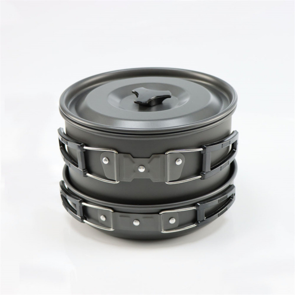 ชุดเครื่องครัวแคมป์ปิ้งอลูมิเน - Nesting Camping Cooking Set บทวิจารณ์และราคา