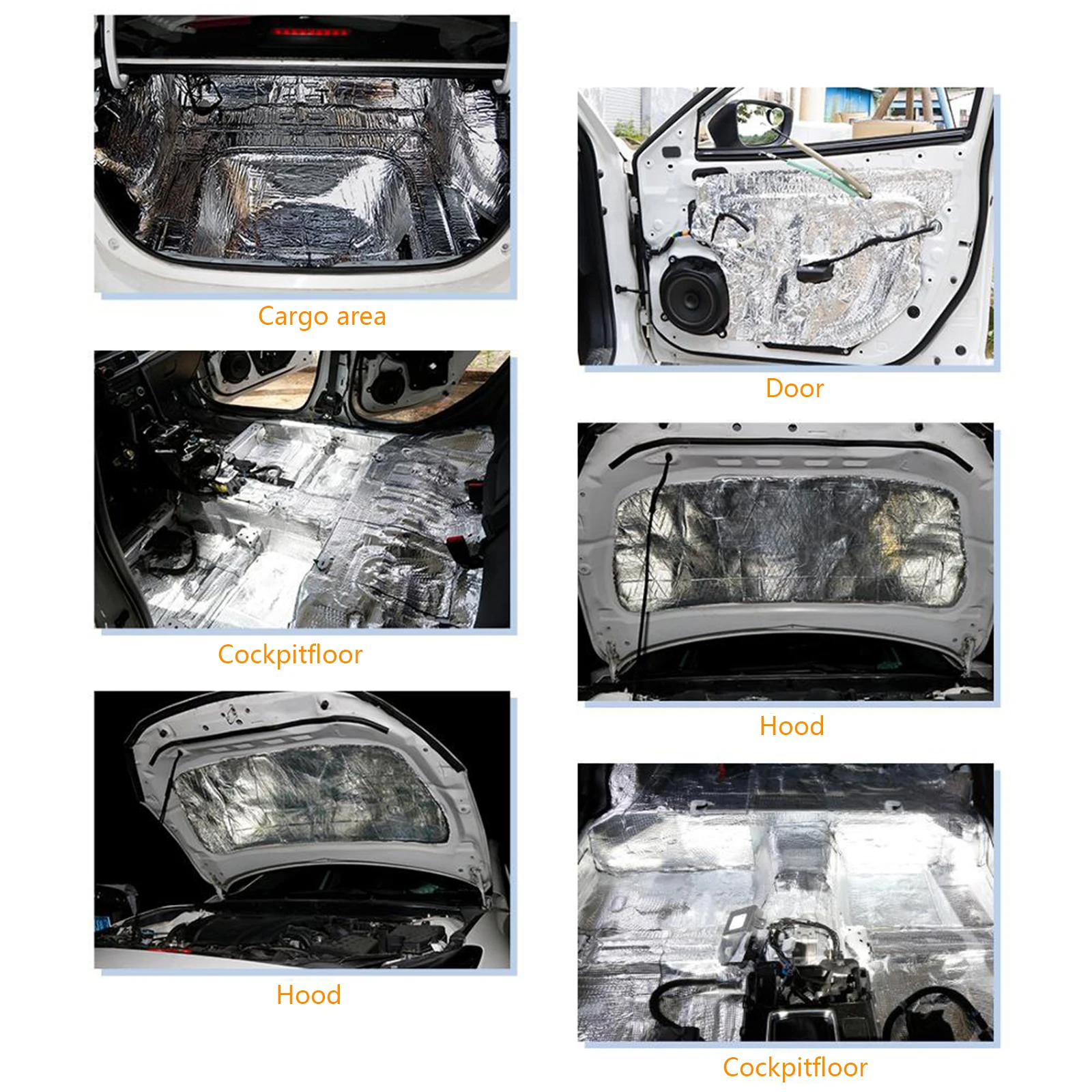 แผ่นซับเสียงรถยนต์ขนาด 5/10 มม - Aluminum Foil Heavy Duty บทวิจารณ์และราคา