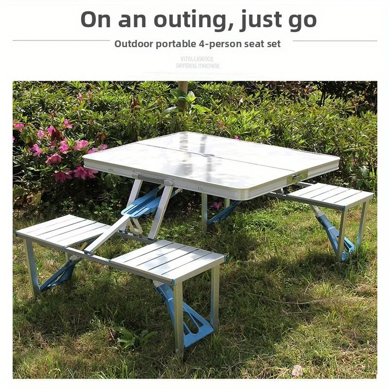 โต๊ะพับได้พร้อมเก้าอี้สำหรับใช - Camping Cooking Table With Storage บทวิจารณ์และราคา