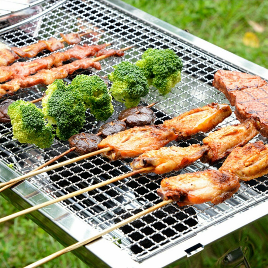 ตะแกรงย่างบาร์บีคิวสำหรับตั้งแ - Camping Cooking Mesh บทวิจารณ์และราคา