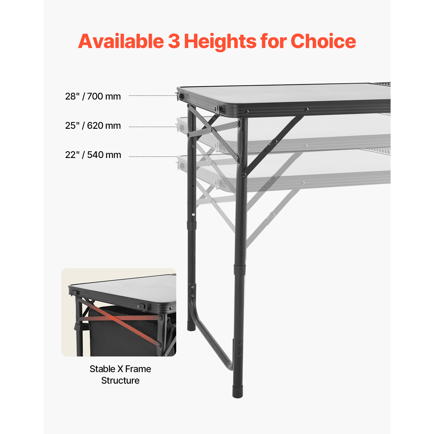 โต๊ะครัวแคมป์ปิ้ง SucceBuy โต๊ - Camping Cooking Table With Storage บทวิจารณ์และราคา