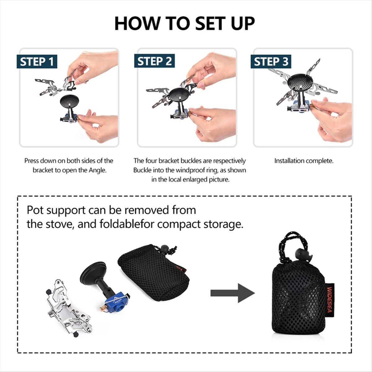 เตาแก๊สปิกนิกกลางแจ้ง ABJV 330 - Camping Cooking Drawer บทวิจารณ์และราคา