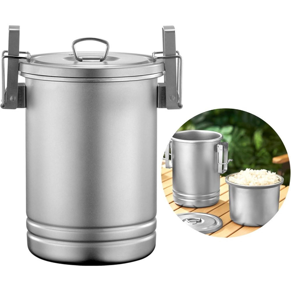 ชุดหม้อสำหรับทำอาหารแบบพกพาพร้ - Nesting Camping Cooking Set บทวิจารณ์และราคา