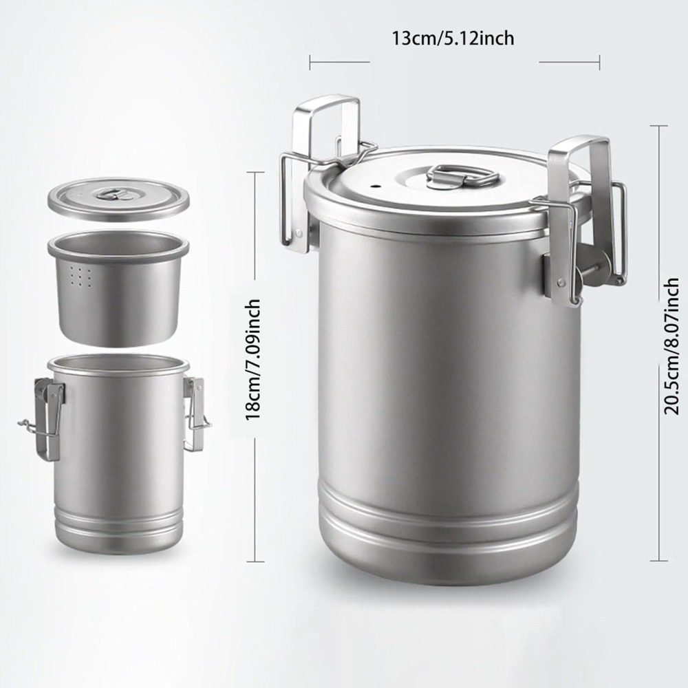 ชุดหม้อสำหรับทำอาหารแบบพกพาพร้ - Nesting Camping Cooking Set บทวิจารณ์และราคา
