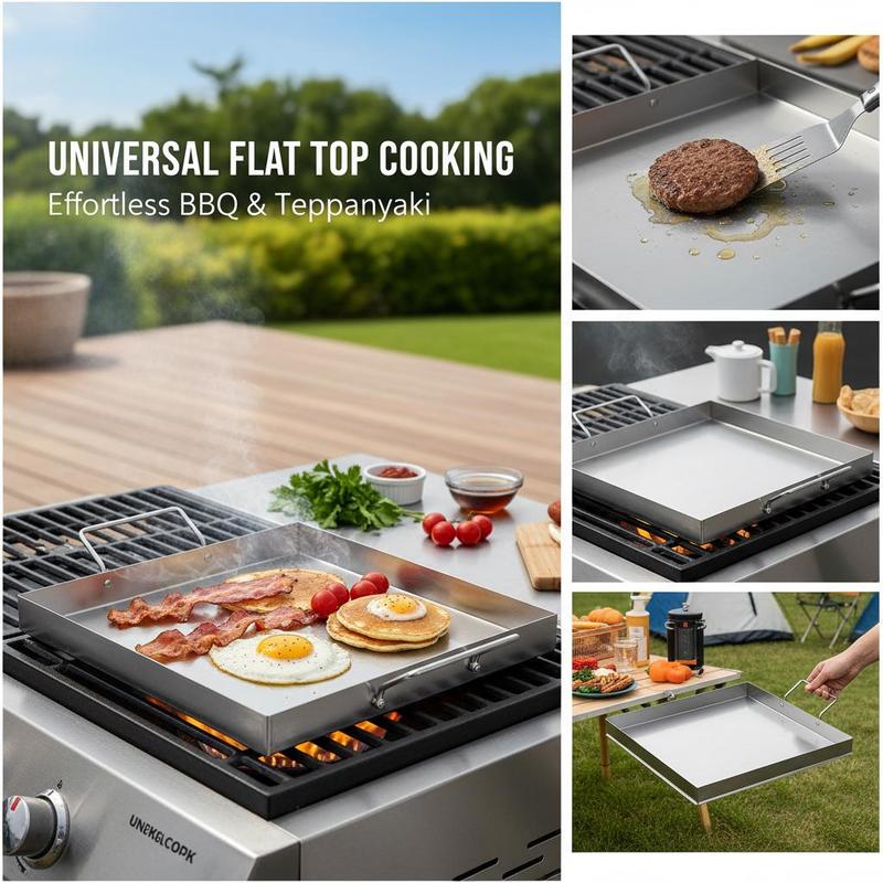 เตาปิ้งย่างแบบแบนขนาด 18x16 นิ - Camping Cooking Grill บทวิจารณ์และราคา