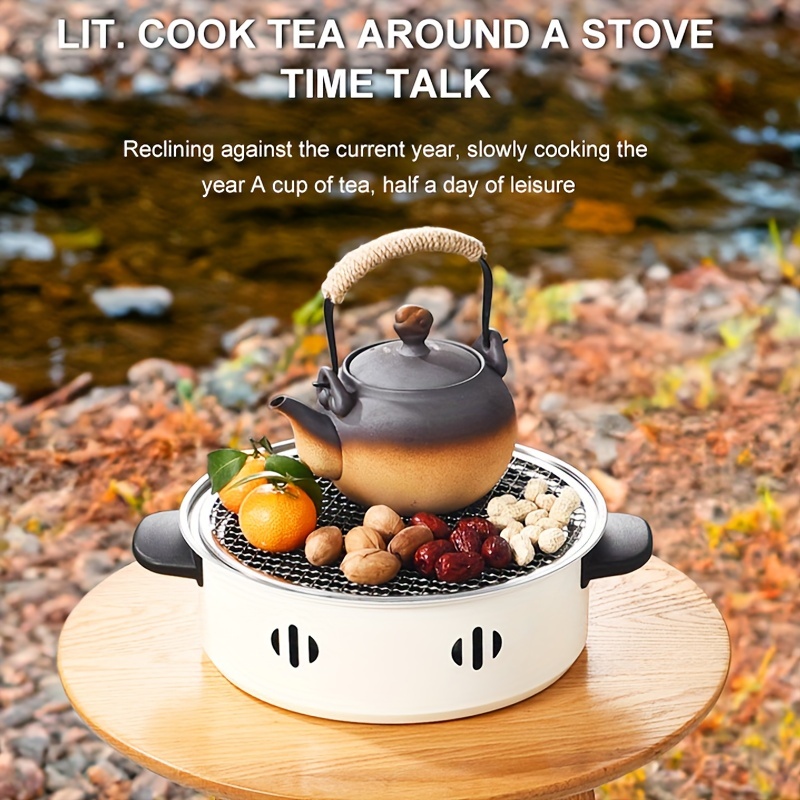 1 ชิ้นเตาบาร์บีคิวแบบพกพาอเนกป - Camping Cooking Mesh บทวิจารณ์และราคา