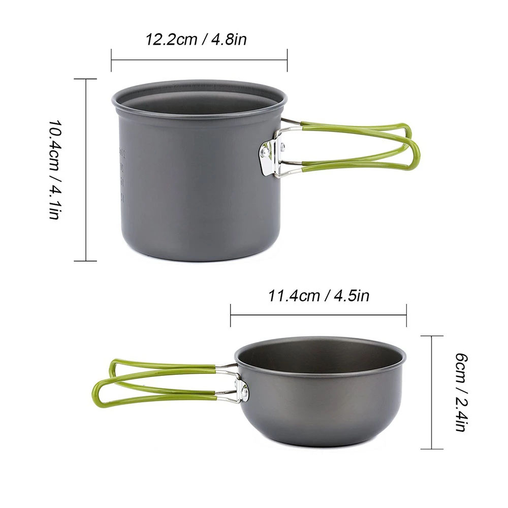 เครื่องครัวตั้งแคมป์ Mess Kit  - Camping Cooking Mess Kit บทวิจารณ์และราคา