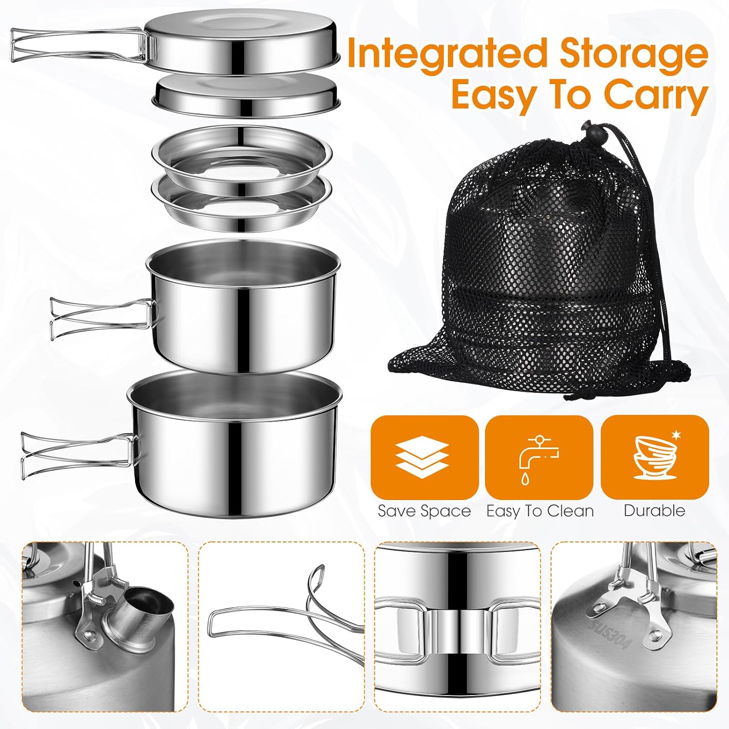 ชุดเครื่องครัวแคมป์ปิ้ง Funnym - Camping Cooking Mess Kit บทวิจารณ์และราคา