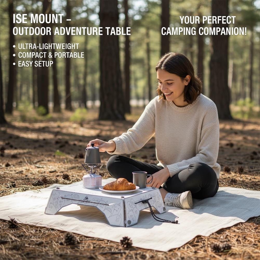 โต๊ะพับได้อเนกประสงค์แบบพกพา P - Camping Cooking Table With Storage บทวิจารณ์และราคา