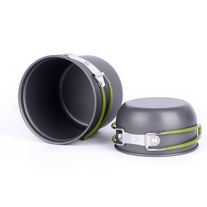 ชุดหม้อแคมป์ปิ้งน้ำหนักเบาพิเศ - Camping Cooking Mess Kit บทวิจารณ์และราคา