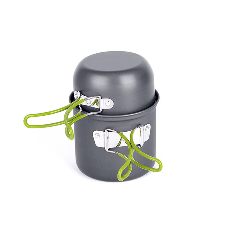 ชุดหม้อแคมป์ปิ้งน้ำหนักเบาพิเศ - Camping Cooking Mess Kit บทวิจารณ์และราคา