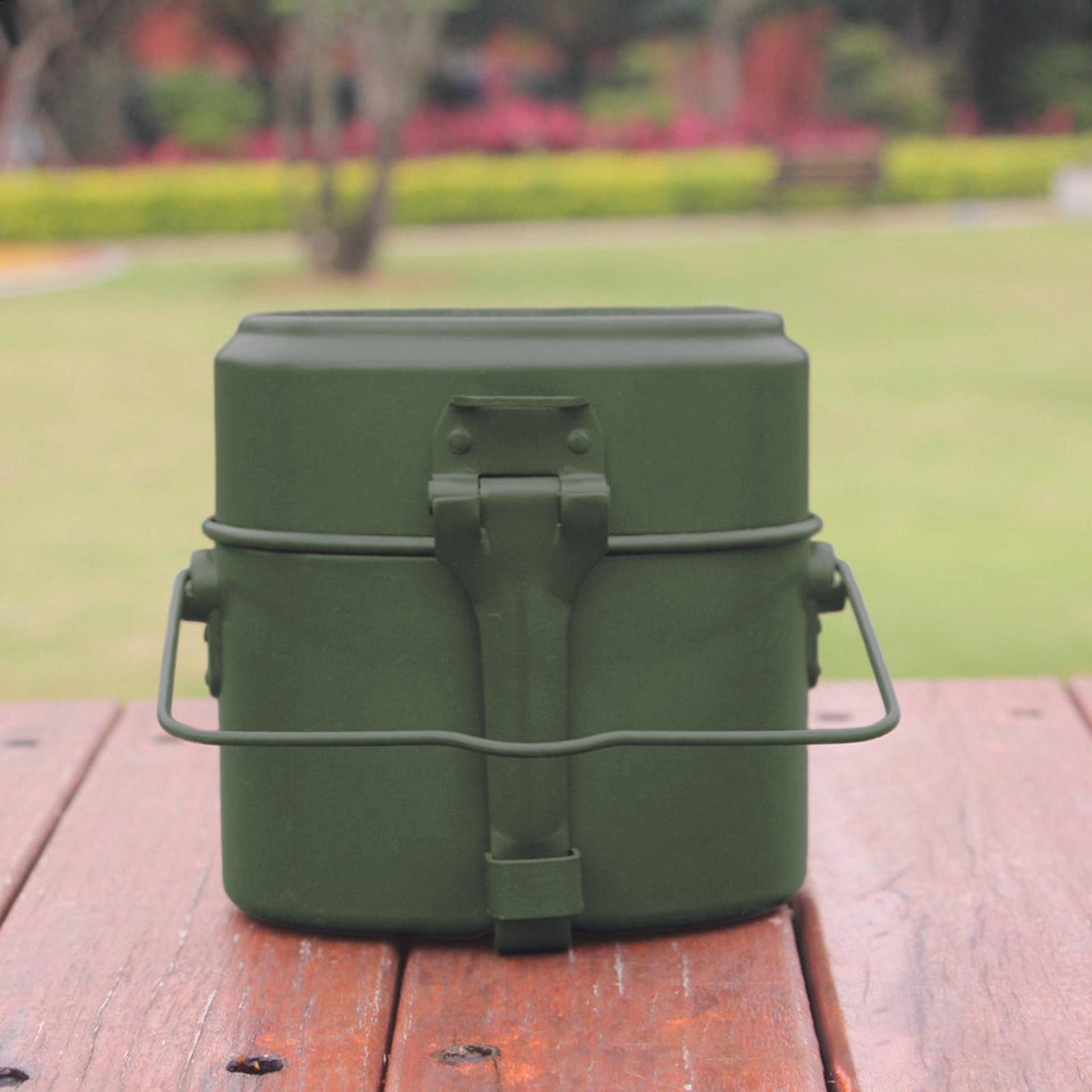 ชุดหม้อทำอาหารกลางแจ้ง กล่องอา - Camping Cooking Mess Kit บทวิจารณ์และราคา