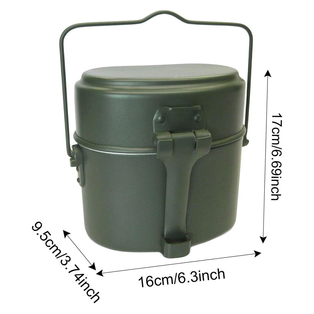 ชุดหม้อทำอาหารกลางแจ้ง กล่องอา - Camping Cooking Mess Kit บทวิจารณ์และราคา