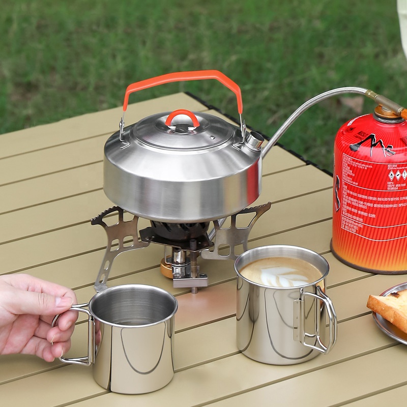 ชุดเครื่องครัวแคมป์ปิ้งสแตนเลส - Camping Cooking Mess Kit บทวิจารณ์และราคา