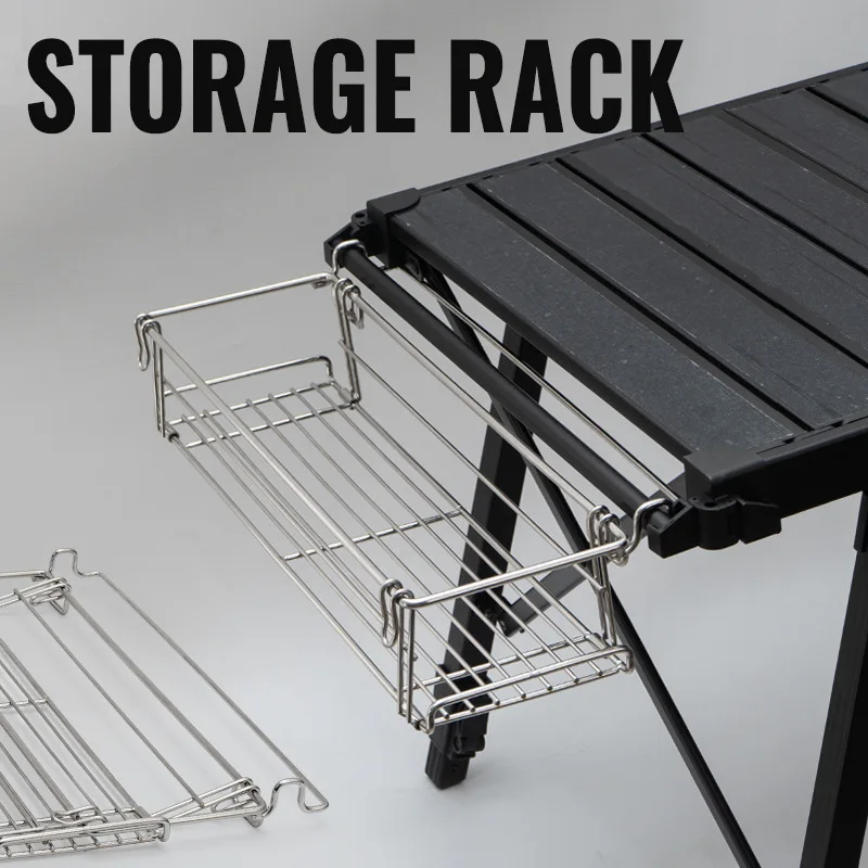 ชั้นวางของข้างโต๊ะอลูมิเนียม I - Camping Cooking Table With Storage บทวิจารณ์และราคา