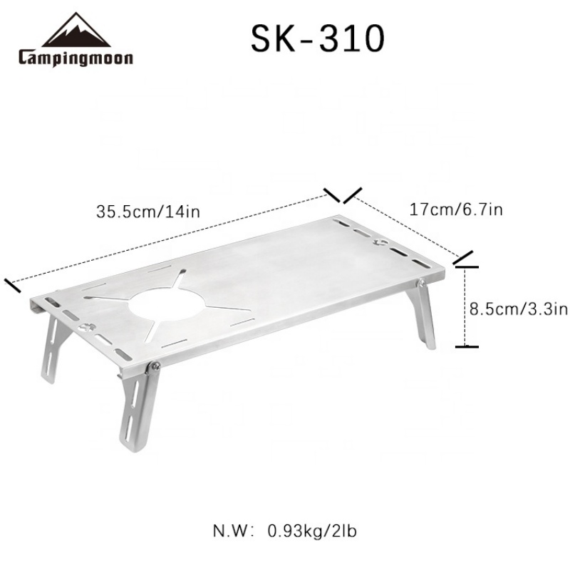 เตาบาร์บีคิวพับได้อเนกประสงค์  - Camping Cooking Table With Storage บทวิจารณ์และราคา