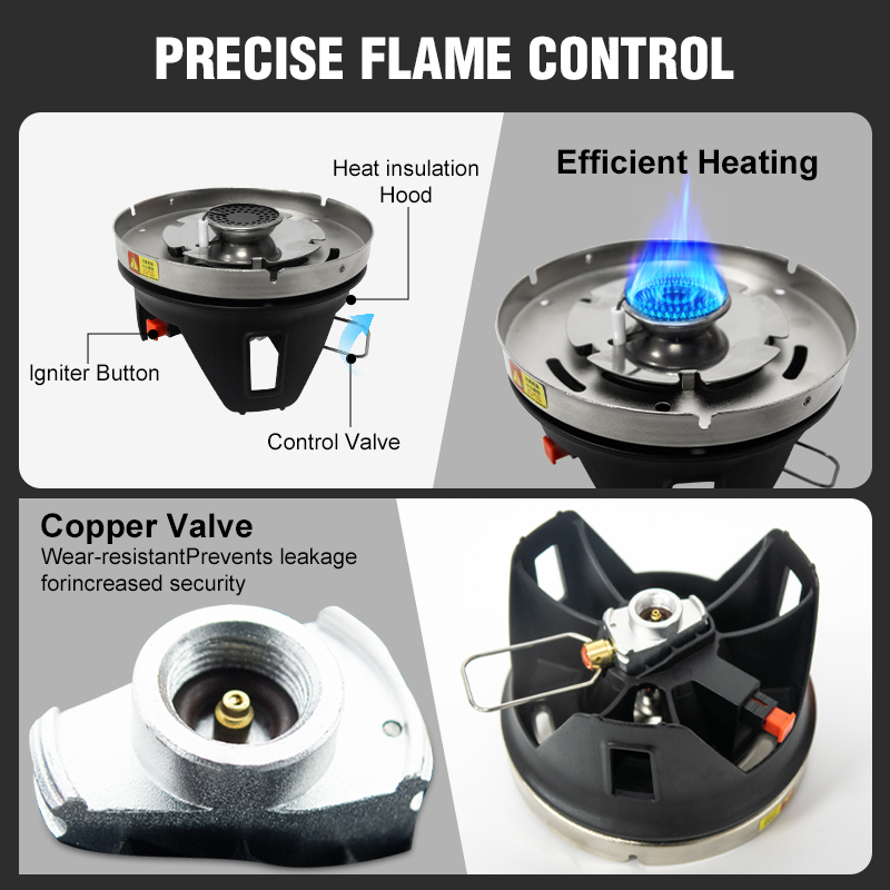 WESTTUNE ระบบทําอาหารกลางแจ้ง  - Camping Cooking Propane บทวิจารณ์และราคา