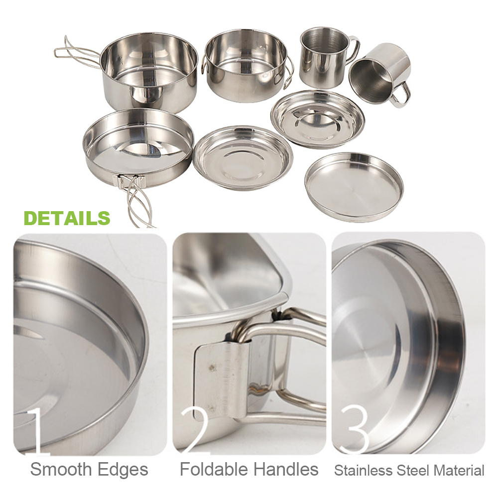 เครื่องครัวตั้งแคมป์ Mess Kit  - Camping Cooking Mess Kit บทวิจารณ์และราคา