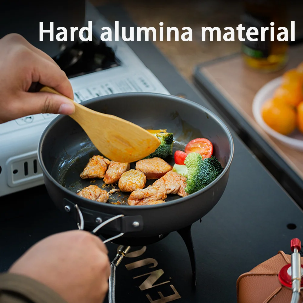 ชุดอุปกรณ์ทำอาหารสำหรับแคมป์ปิ - Nesting Camping Cooking Set บทวิจารณ์และราคา