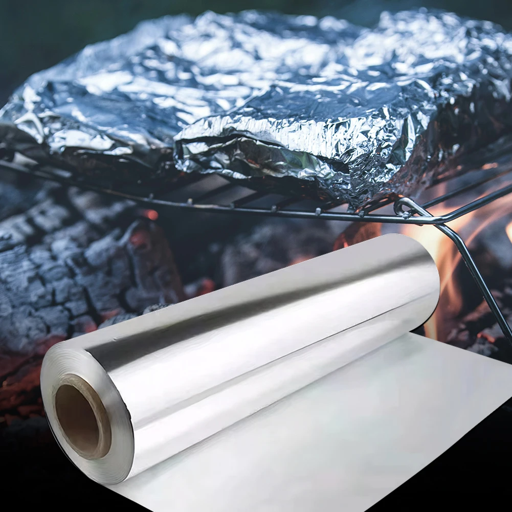 1 แพ็คเกรดอาหารทิ้งดีบุก 12.2x - Aluminum Foil Heavy Duty บทวิจารณ์และราคา