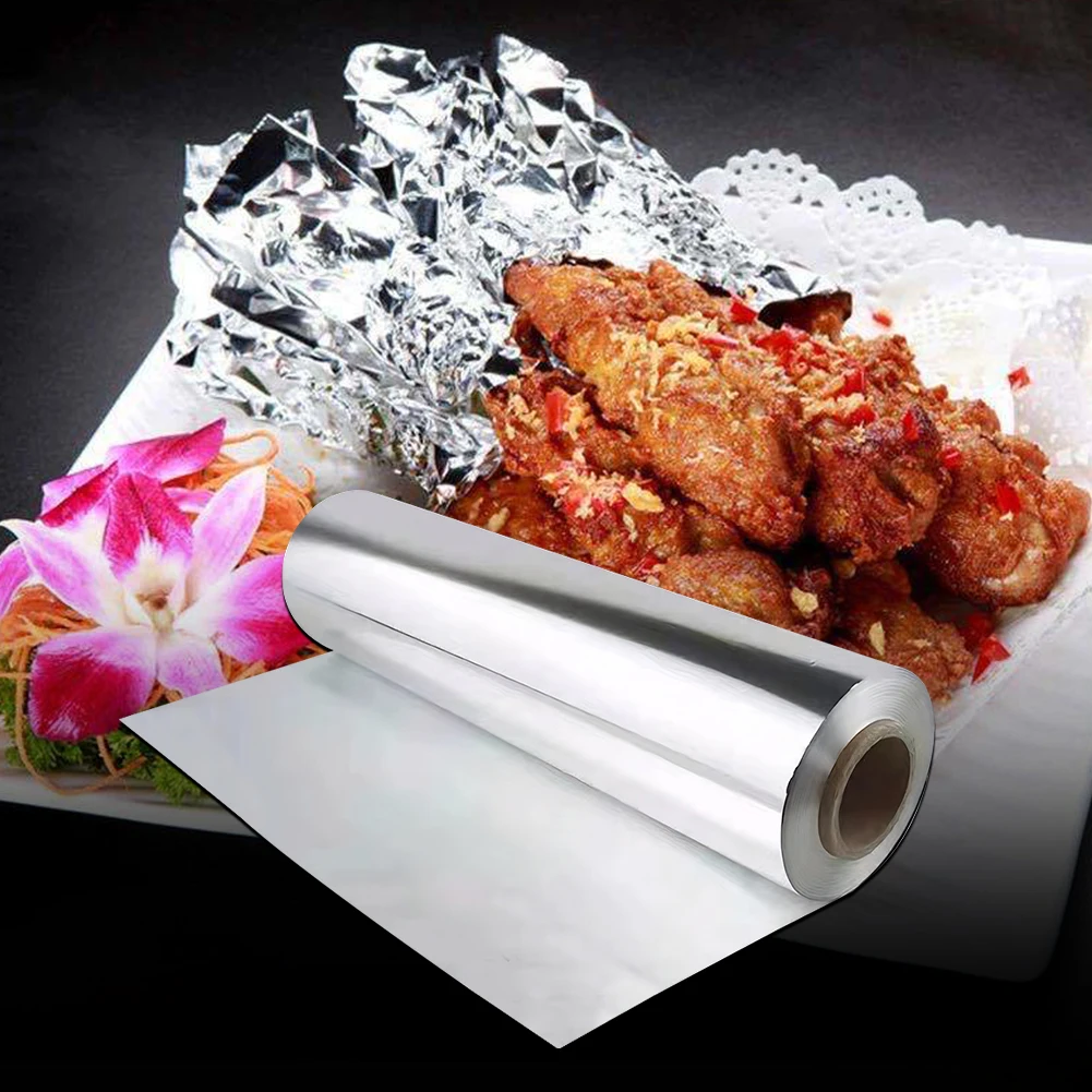 1 แพ็คเกรดอาหารทิ้งดีบุก 12.2x - Aluminum Foil Heavy Duty บทวิจารณ์และราคา