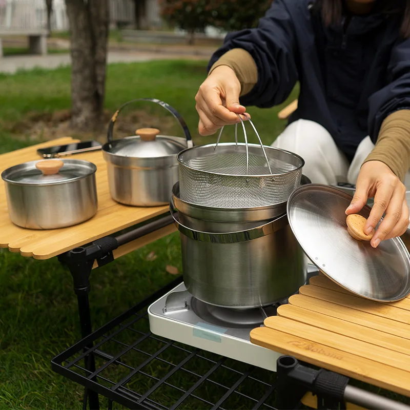 2026 ใหม่ ชุดหม้อสแตนเลสสำหรับ - Camping Cooking Mesh บทวิจารณ์และราคา