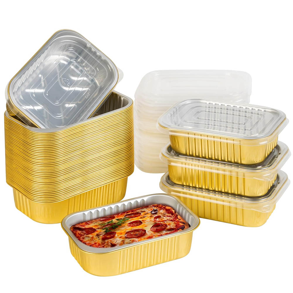 ถาดอลูมิเนียมขนาดเล็กพร้อมฝาปิ - Aluminum Foil Heavy Duty บทวิจารณ์และราคา