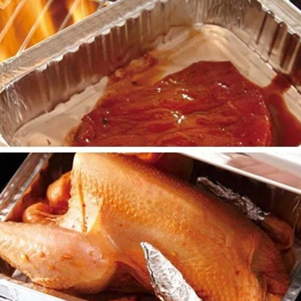 ถาดรองน้ำมันบาร์บีคิวแบบใช้แล้ - Aluminum Foil Heavy Duty บทวิจารณ์และราคา