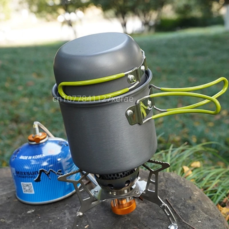 ชุดอุปกรณ์ทำอาหารพกพาสำหรับตั้ - Camping Cooking Mess Kit บทวิจารณ์และราคา