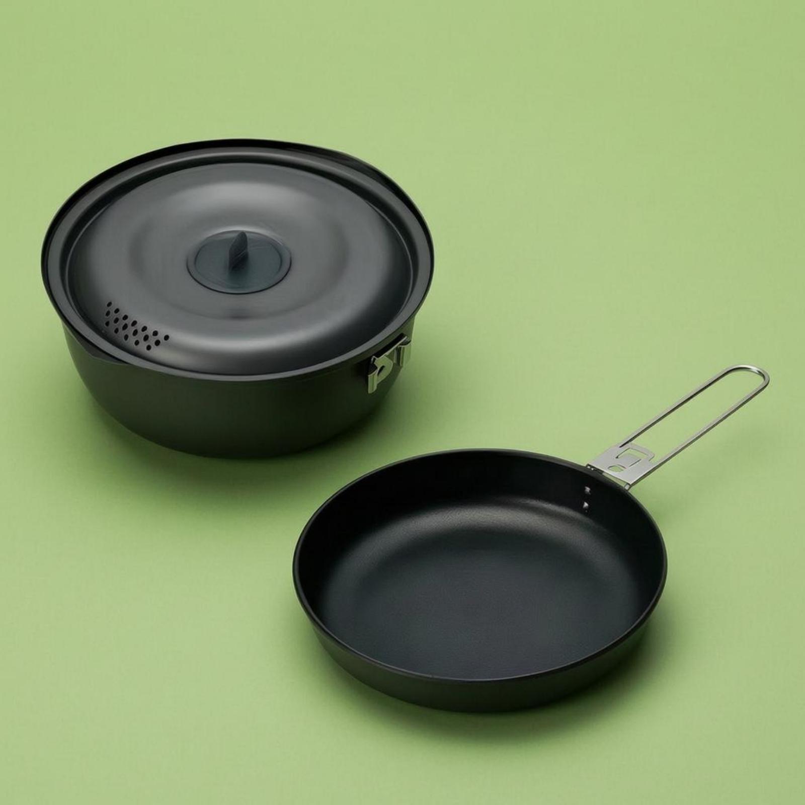 ชุดเครื่องครัวสำหรับทำอาหารกลา - Nesting Camping Cooking Set บทวิจารณ์และราคา
