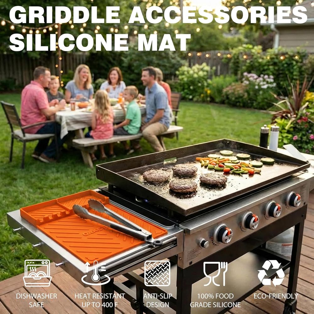 แผ่นรองย่างซิลิโคนหรืออุปกรณ์เ - Camping Cooking Grill บทวิจารณ์และราคา