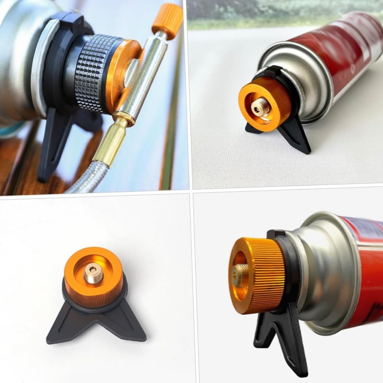 อะแดปเตอร์ถังแก๊สโพรเพน อุปกรณ - Camping Cooking Propane บทวิจารณ์และราคา
