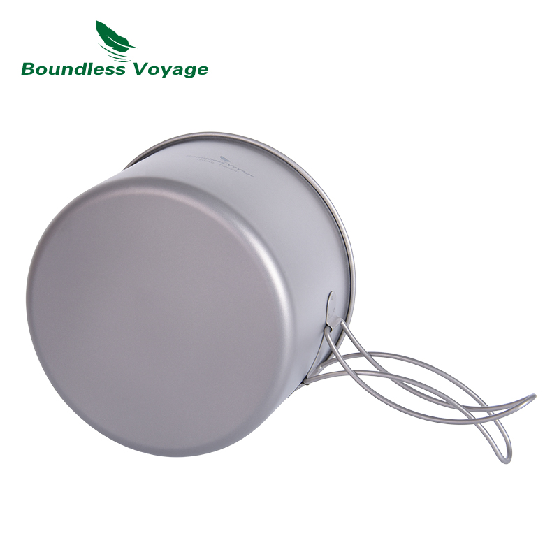 Boundless Voyage หม้อไทเทเนียม - Camping Cooking Mess Kit บทวิจารณ์และราคา