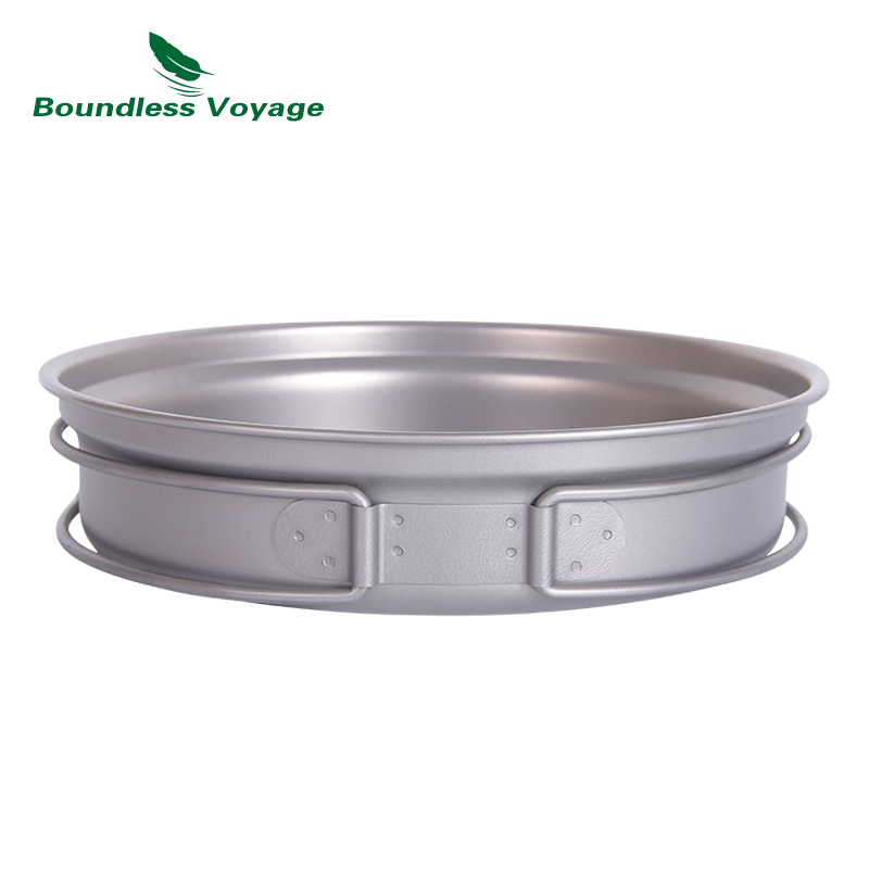 Boundless Voyage หม้อไทเทเนียม - Camping Cooking Mess Kit บทวิจารณ์และราคา