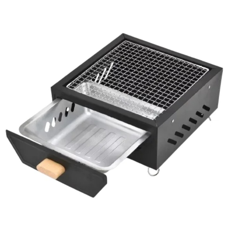 เตาปิ้งย่างถ่านแบบพกพาสำหรับตั - Camping Cooking Grill บทวิจารณ์และราคา