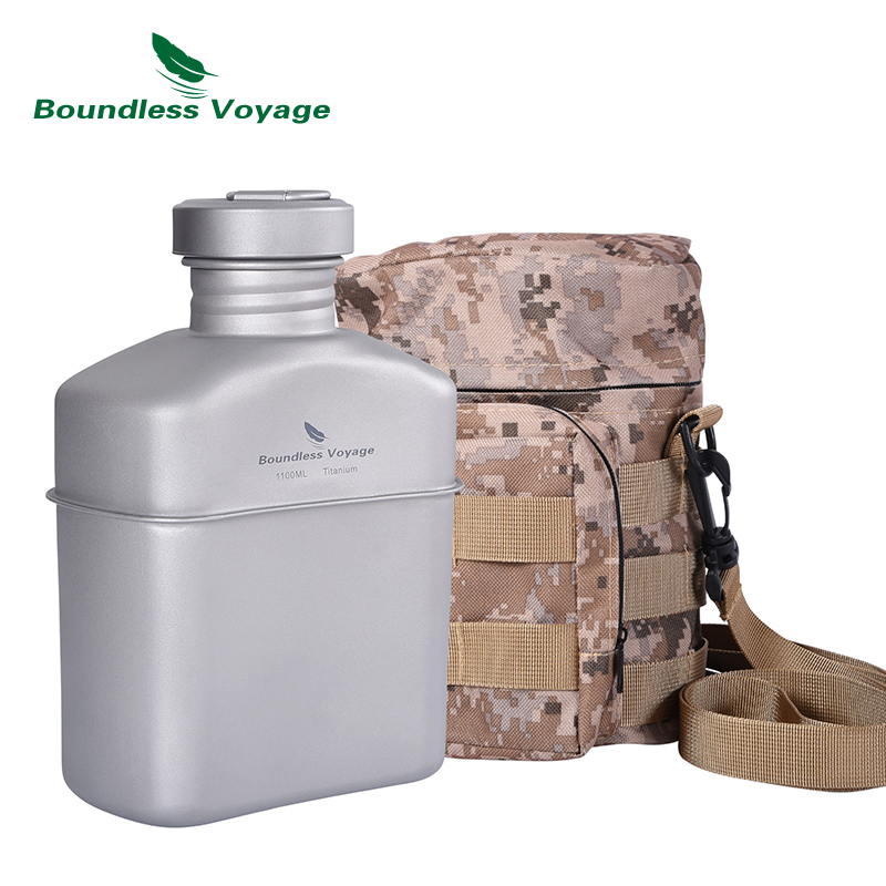 Boundless Voyage ไทเทเนียมโรงอ - Camping Cooking Mess Kit บทวิจารณ์และราคา