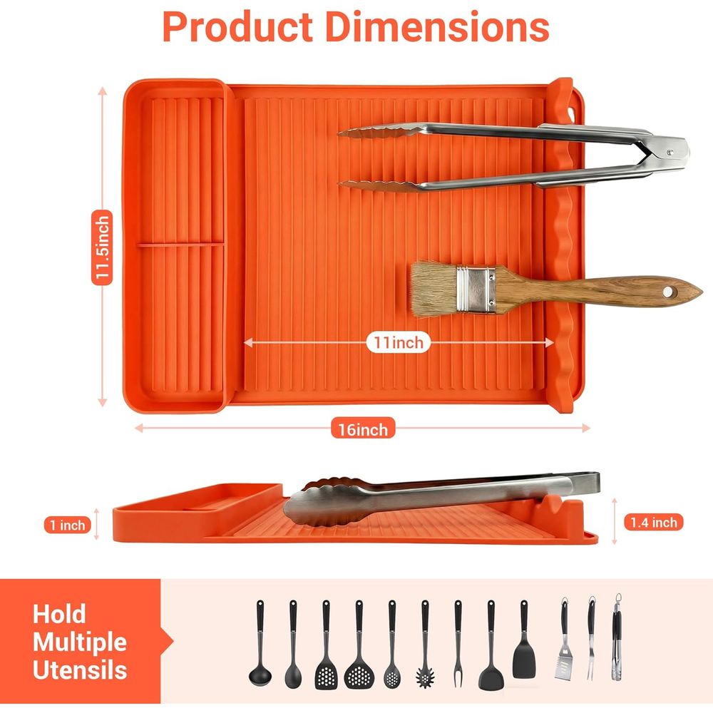 แผ่นรองย่างซิลิโคนทนความร้อน - - Camping Cooking Grill บทวิจารณ์และราคา
