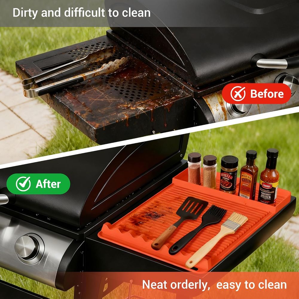 แผ่นรองย่างซิลิโคนทนความร้อน - - Camping Cooking Grill บทวิจารณ์และราคา