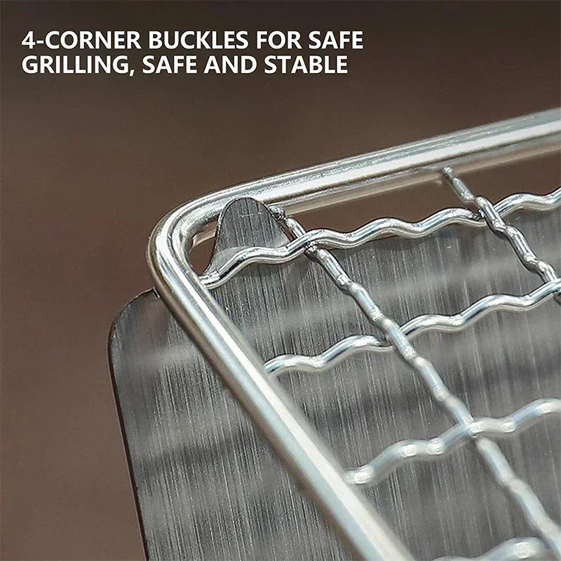 เตาย่างบาร์บีคิวแบบพับได้พกพา  - Camping Cooking Mesh บทวิจารณ์และราคา