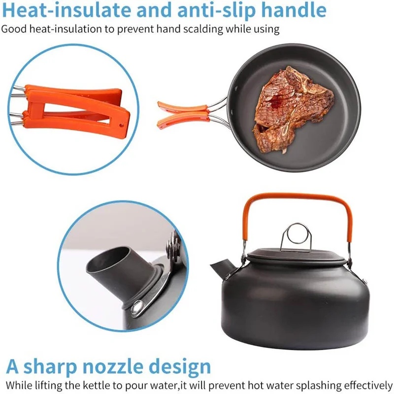 ชุดอุปกรณ์ทำอาหารสำหรับตั้งแคม - Camping Cooking Mesh บทวิจารณ์และราคา
