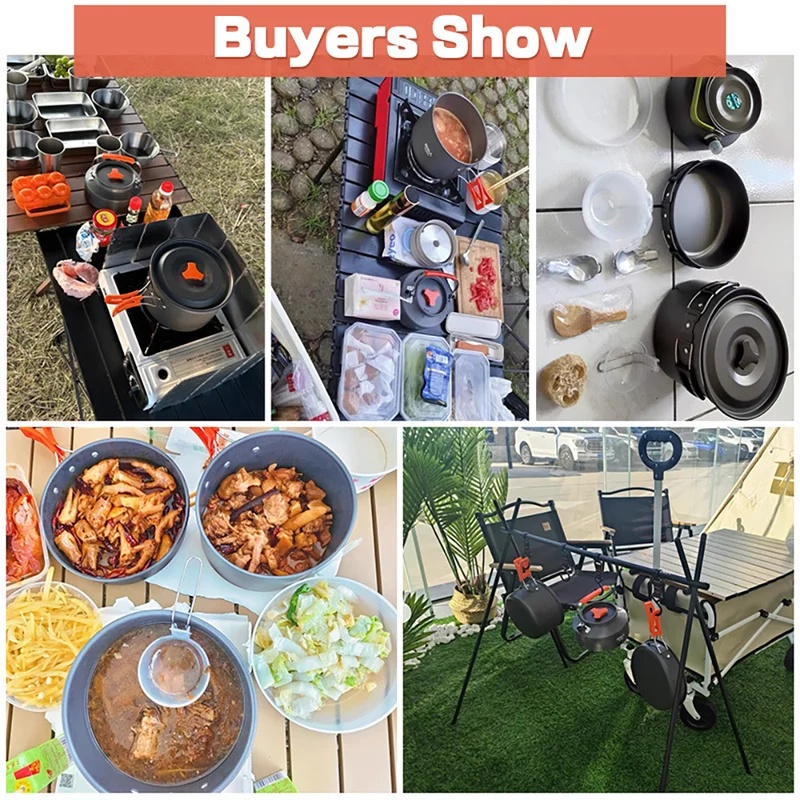 ชุดอุปกรณ์ทำอาหารสำหรับตั้งแคม - Camping Cooking Mesh บทวิจารณ์และราคา